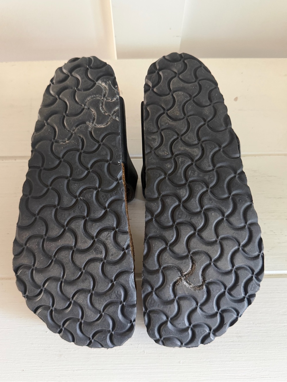 Birkenstock Gizeh Black Birko-Flor Thong Sandal Size 38 EU US 7-7.5 Gently Used - Picture 14 of 14